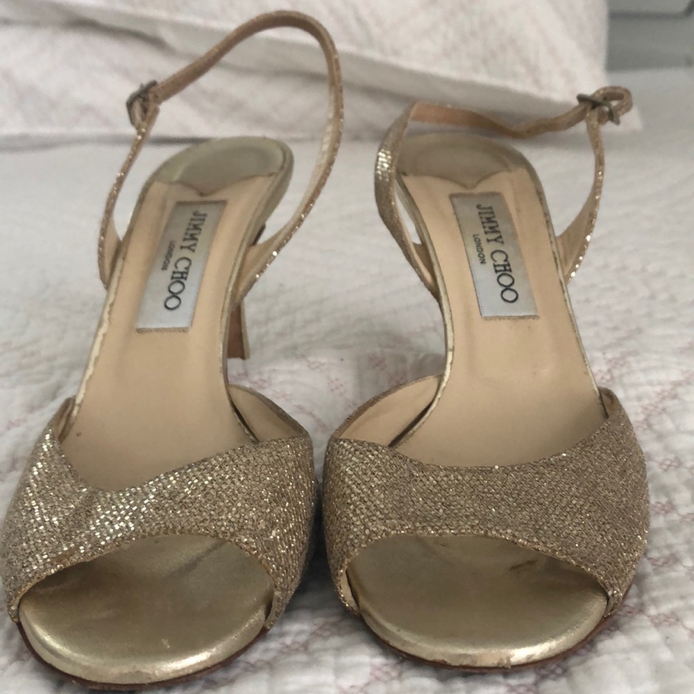 Jimmy choo size 39 sling backs